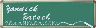 Yannick Ratsch Visitenkarte